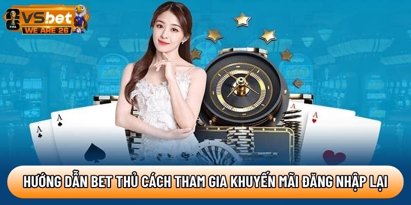 Hướng dẫn bet thủ cách tham gia khuyến mãi đăng nhập lại